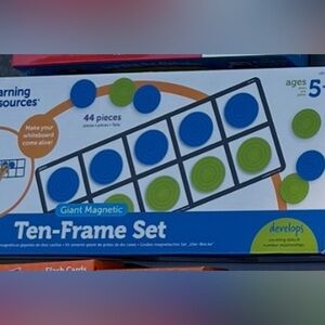 Learning Resources Giant Magnetic Ten Frame Set